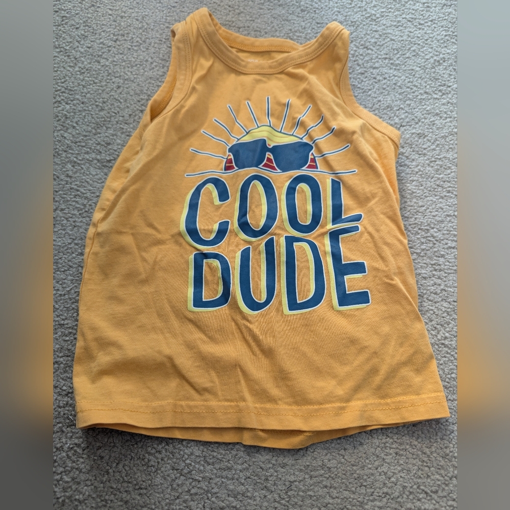4T Cool Dude Joe Fresh Cotton Tank Top